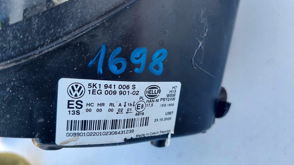 Frontscheinwerfer VW Golf VI 5K1941006S Rechts Scheinwerfer Headlight SCH1513927855qj