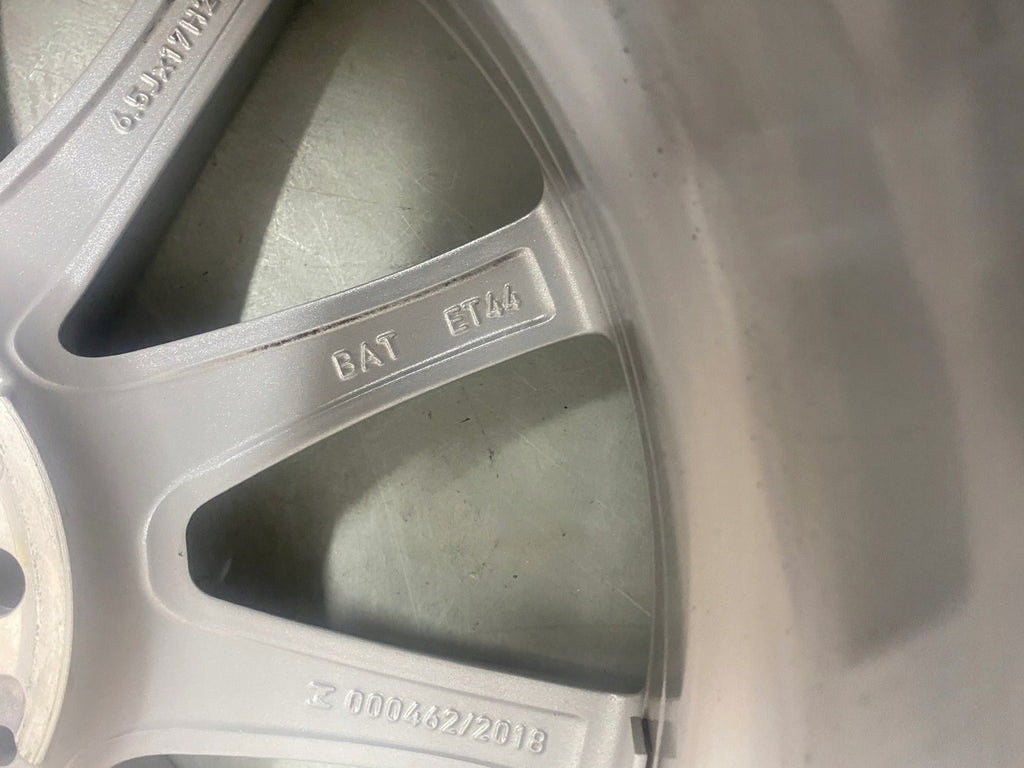 1x Alufelge 17 Zoll 6.5" 5x112 44ET Glanz Silber A1774010300 Mercedes-Benz W177