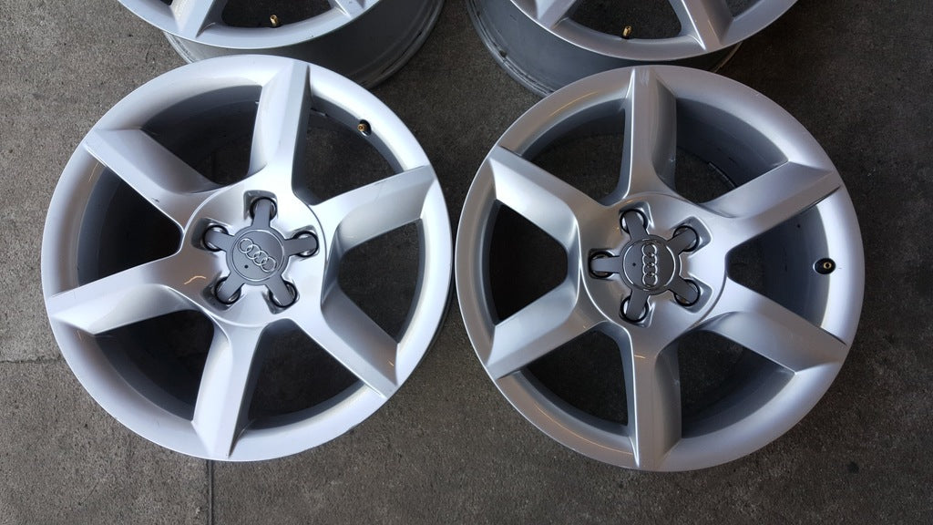 4x Alufelge 17 Zoll 8.0" 5x112 26ET Glanz Silber 8T0601025 Audi A5 Rim Wheel FEL8740204904zk