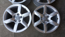 Load image into Gallery viewer, 4x Alufelge 17 Zoll 8.0" 5x112 26ET Glanz Silber 8T0601025 Audi A5 Rim Wheel FEL8740204904zk