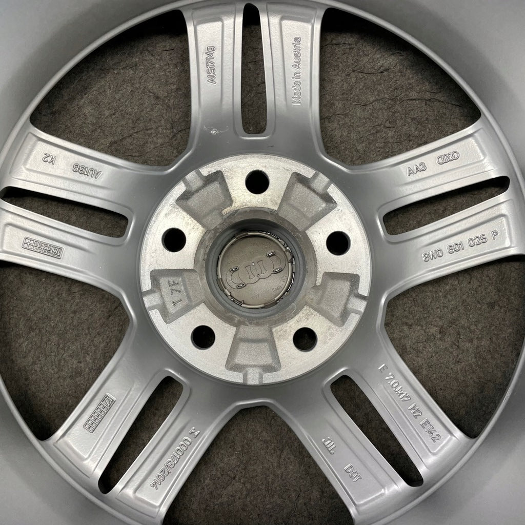 4x Alufelge 17 Zoll 7.5" 5x112 38ET Glanz Schwarz 8W0601025K Audi A4 Rim Wheel FEL4905245058kn