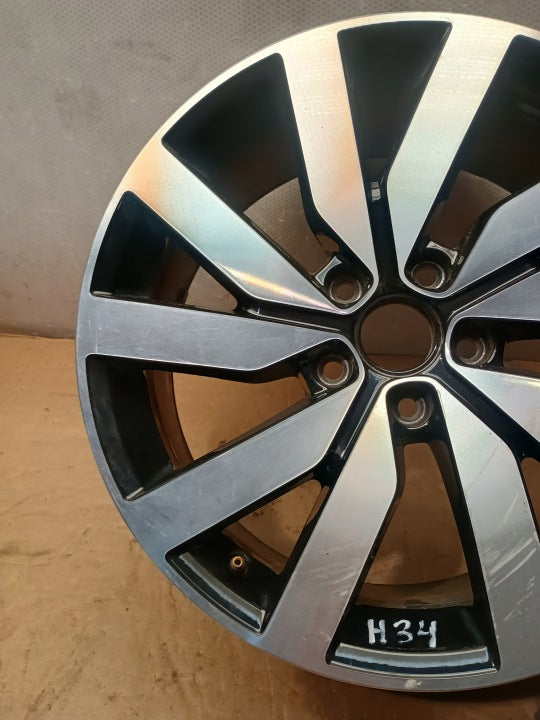 1x Alufelge 18 Zoll 7.5" 5x112 51ET Glanz Schwarz 5G0601025AL VW Golf VII I FEL3745936573hl