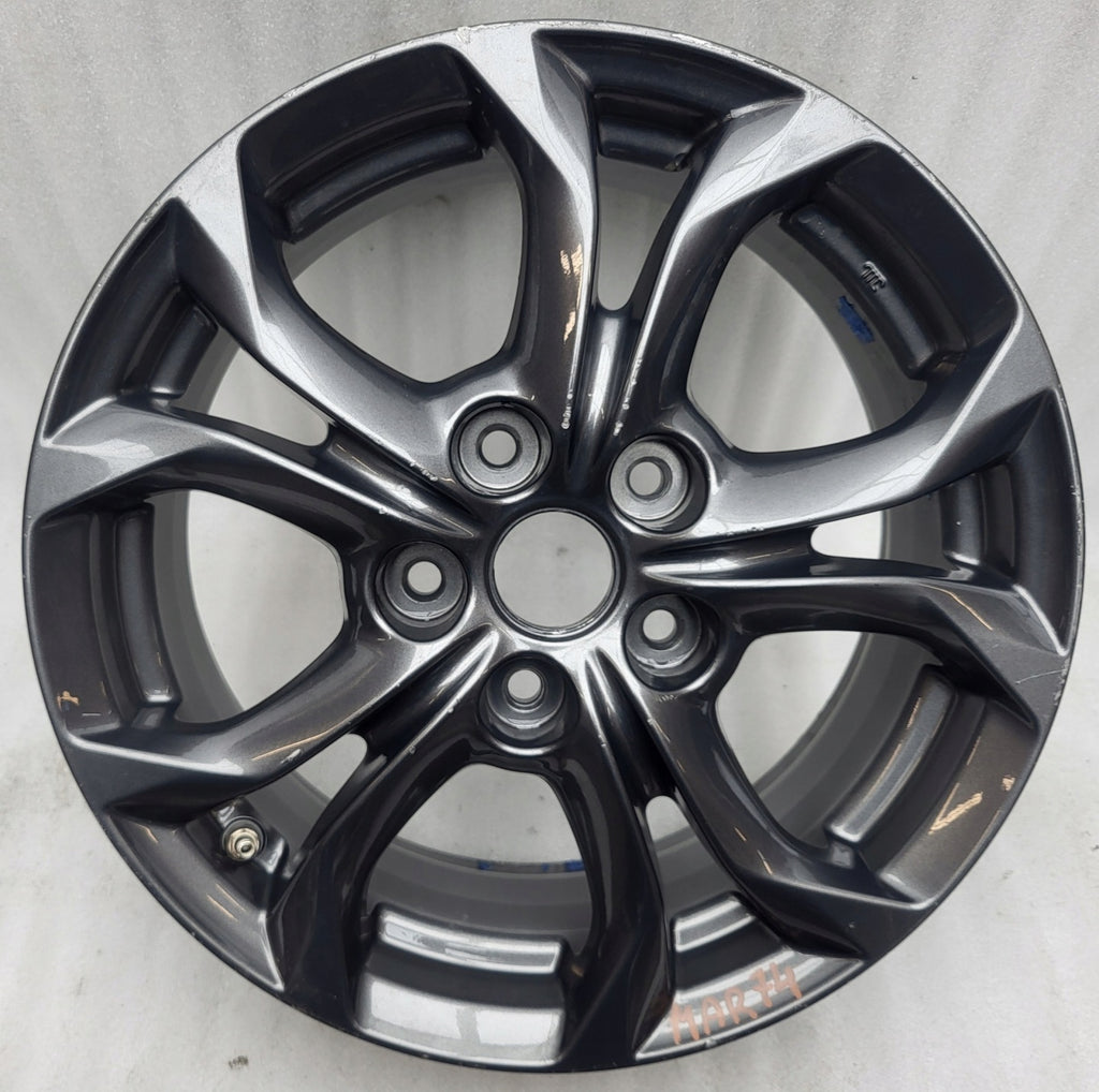 1x Alufelge 16 Zoll 6.5" 5x114.3 50ET Glanz Graphit 9965F36560 Mazda Cx3 Cx-3 FEL1993350454pk