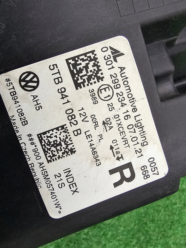 Frontscheinwerfer VW Touran 5TB941082B Full LED Rechts Scheinwerfer Headlight