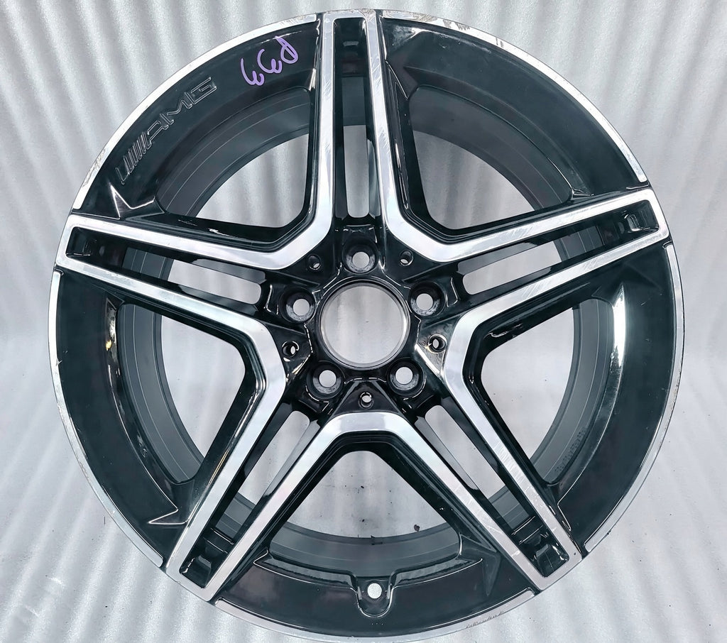 1x Alufelge 18 Zoll 7.5" 5x112 49ET A1774011500 Mercedes-Benz Cla C118 Rim Wheel