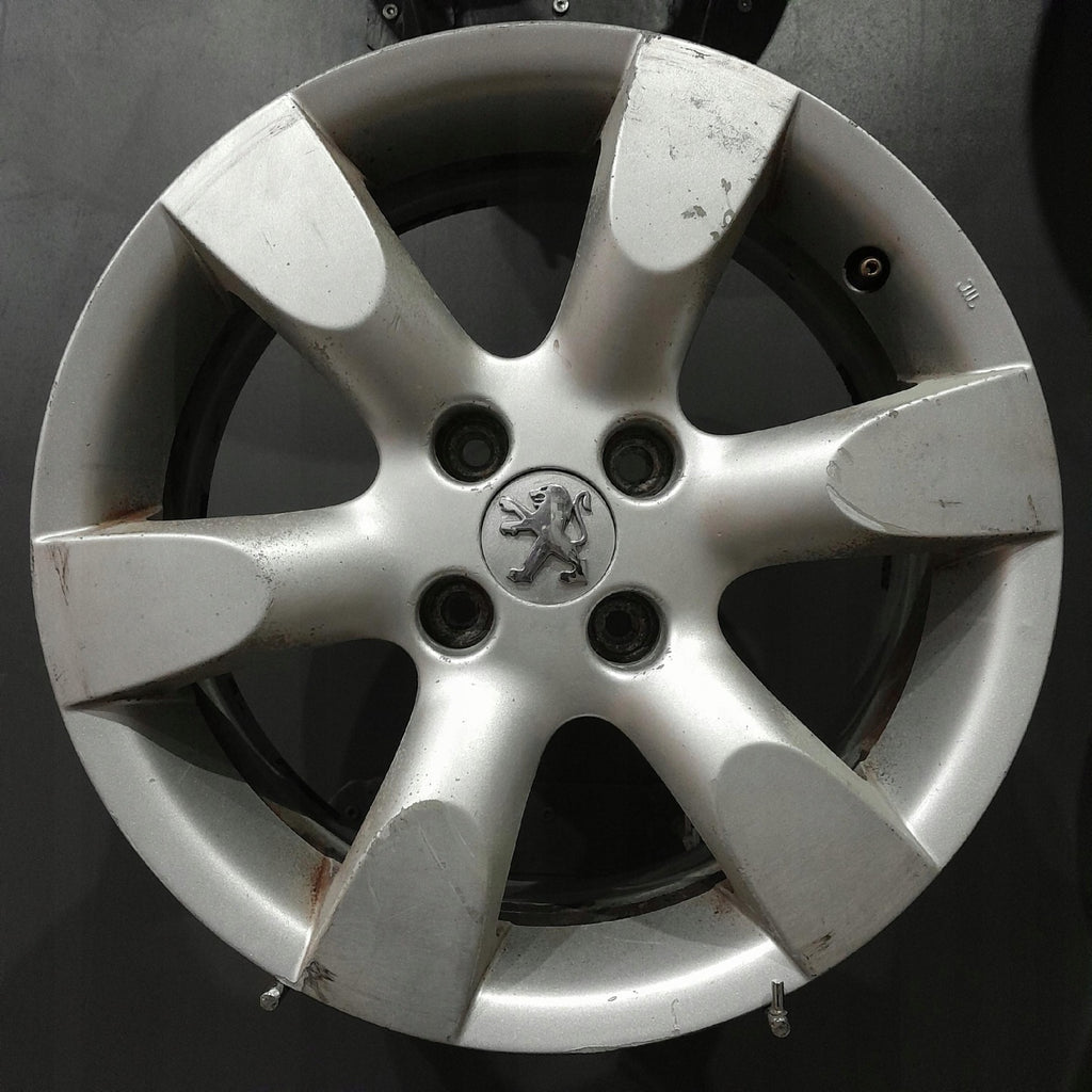 4x Alufelge 16 Zoll 6.5" 4x108 31ET Glanz Silber 9681285480 F510019 Peugeot I FEL1787178167lk