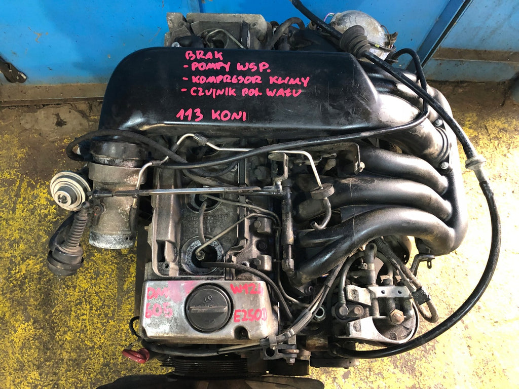Motor Mercedes-Benz W124 OM605 2.5 113PS 366TKm Diesel Engine Komplett
