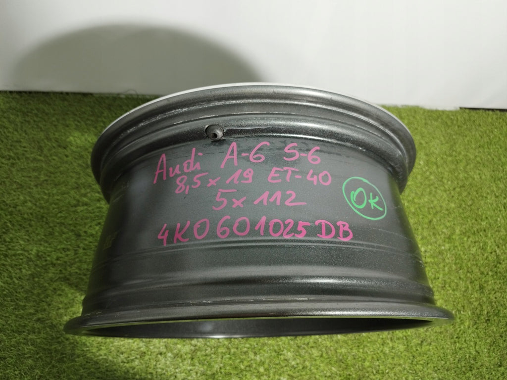 1x Alufelge 19 Zoll 8.5" 5x112 40ET 4K0601025BD Audi A6 Rim Wheel FEL9981835976ze