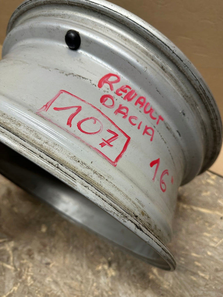 1x Alufelge 16 Zoll 6.5" 4x100 45ET 403009186R Dacia Rim Wheel