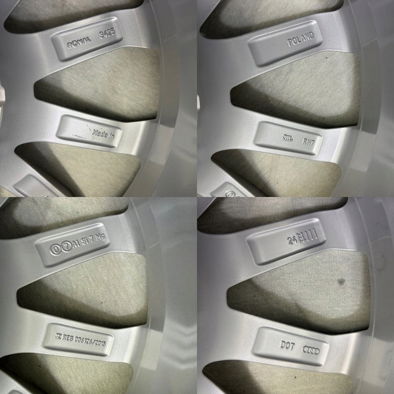 1x Alufelge 18 Zoll 8.0" 5x112 40ET Glanz Silber 8W0601025H Audi Rim Wheel FEL6023413521af