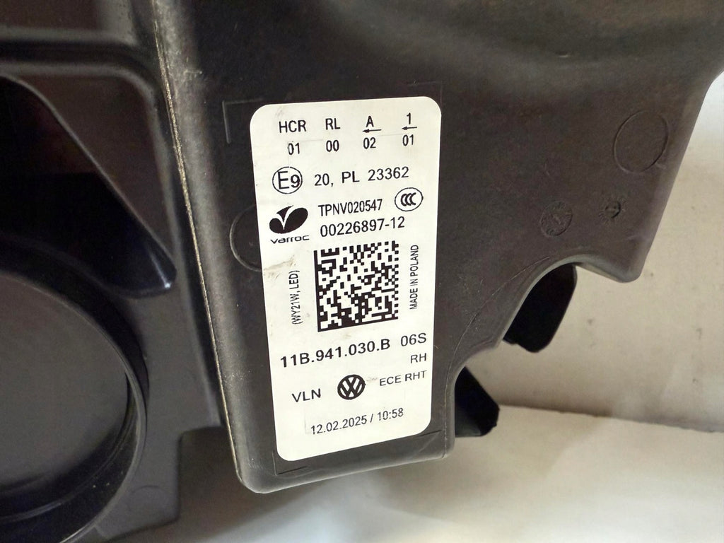 Frontscheinwerfer VW Id.4 11B941030B Full LED Rechts Scheinwerfer Headlight SCH7675012241bb