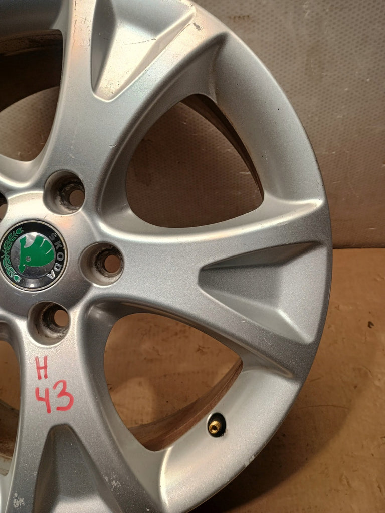 1x Alufelge 17 Zoll 7.0" 5x112 54ET 1Z0601025Q Skoda Superb I Rim Wheel FEL5515872652yo