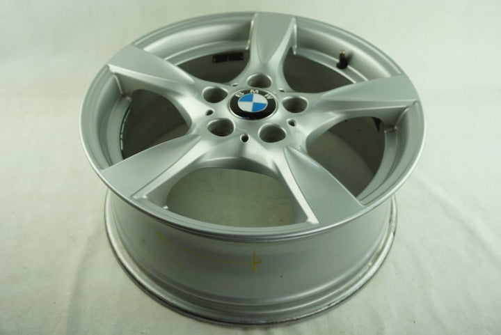 1x Alufelge 17 Zoll 6.5" 5x120 47ET Glanz Silber 6795561 BMW 1 E81 E87 Rim Wheel FEL3862552840cw