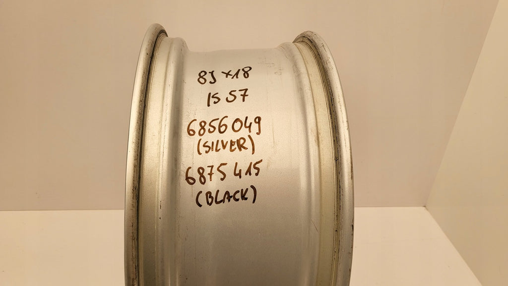 1x Alufelge 18 Zoll 8.0" 5x120 57ET Silber 6856049 BMW 1 Mini F54 Rim Wheel
