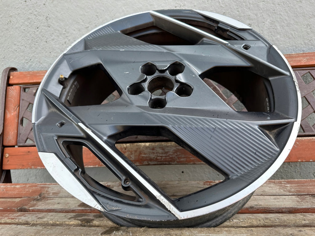 1x Alufelge 20 Zoll 8.0" 5x108 50ET Matt Schwarz 9840674780 Peugeot Rim Wheel FEL9314880517bk