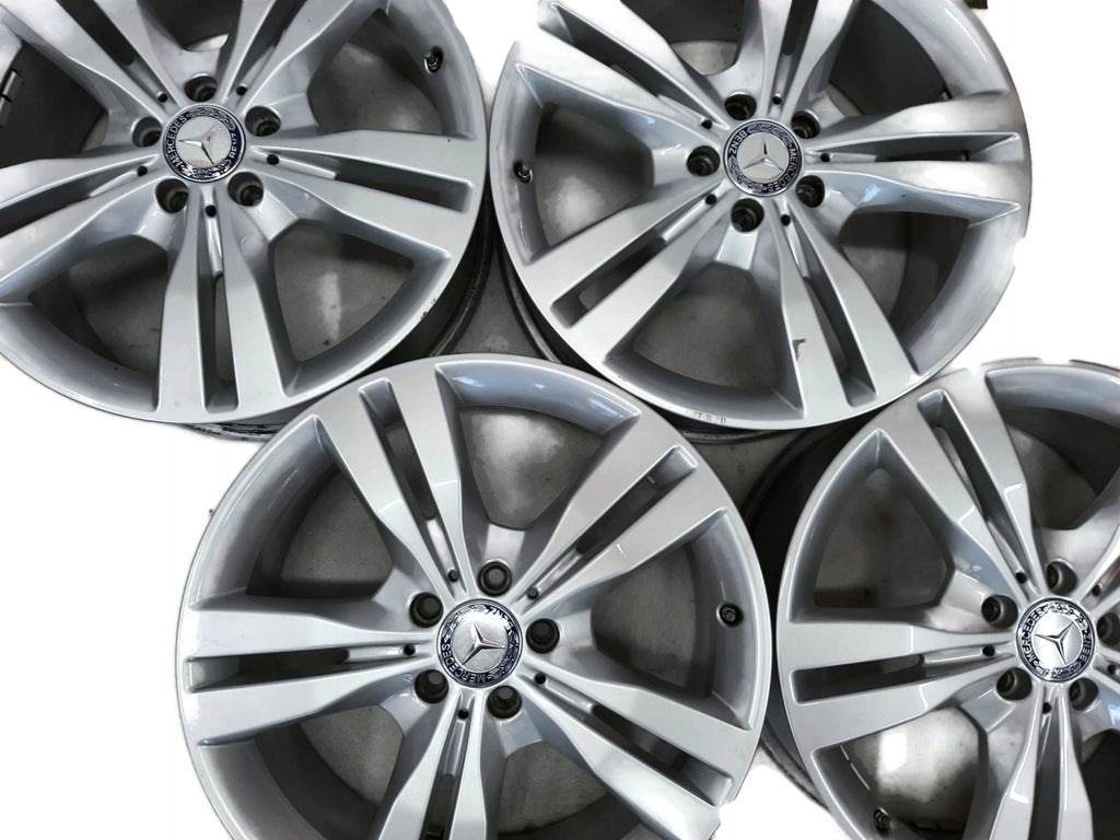 4x Alufelge 19 Zoll 8.0" 5x112 56ET Glanz Silber A1664010702 Mercedes-Benz W166 FEL6769391456ng