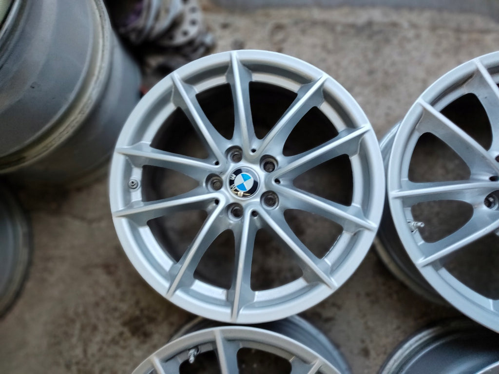 4x Alufelge 17 Zoll 7.5" 5x112 27ET Glanz Silber 6868217 BMW Rim Wheel FEL7676628600eu