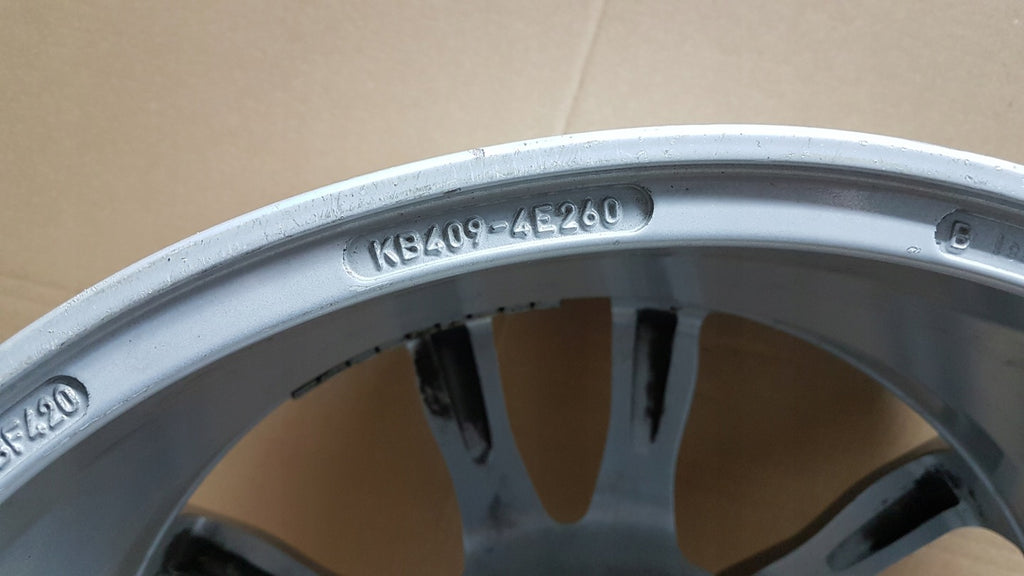 1x Alufelge 17 Zoll 7.0" 5x114.3 40ET KBA4094E260 Nissan Qashqai Rim Wheel