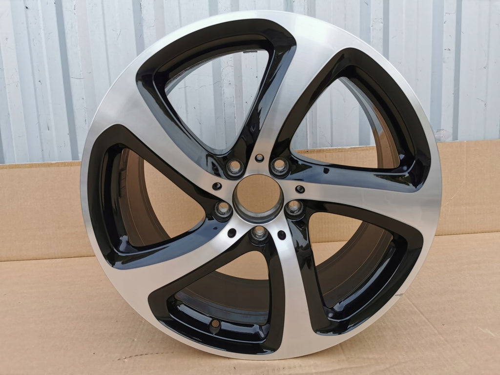 1x Alufelge 18 Zoll 8.0" 5x112 43ET Glanz Schwarz A2134013200 Mercedes-Benz W213 FEL9349203011oz