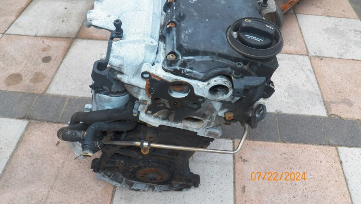 Motor Audi VW A6 C6 I BRE 2.0 TDI 140PS 2006 Diesel Engine Unkomplett MOT5537389348re