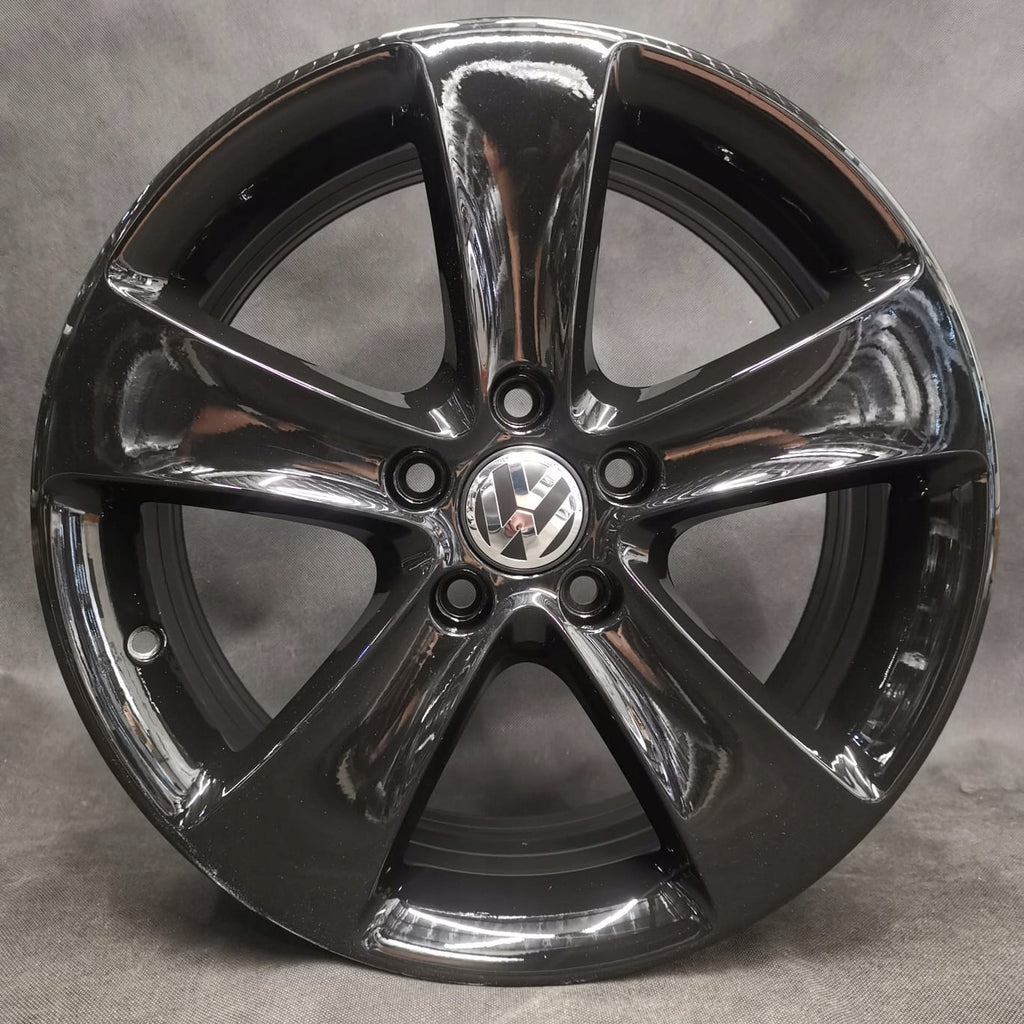 4x Alufelge 17 Zoll 6.5" 5x112 39ET Glanz Silber 3C8601025F VW Scirocco Passat FEL9895278420ez