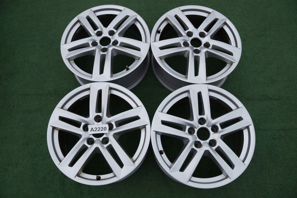 4x Alufelge 17 Zoll 7.0" 5x112 42ET Glanz Silber 8W0601025 Audi A4 B8 Rim Wheel FEL6266582645oq