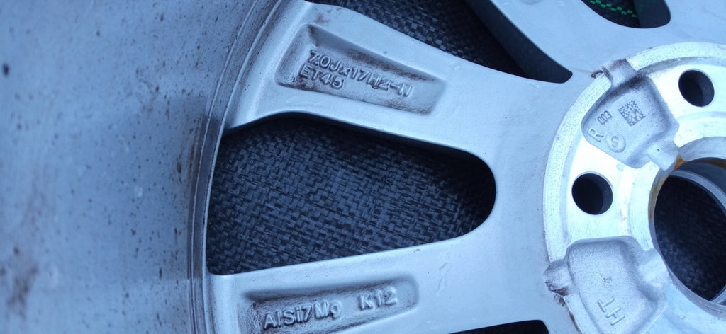 1x Alufelge 17 Zoll 7.0" 5x112 45ET Glanz Silber 2GA601025 VW T-Roc Troc FEL7680746189gv