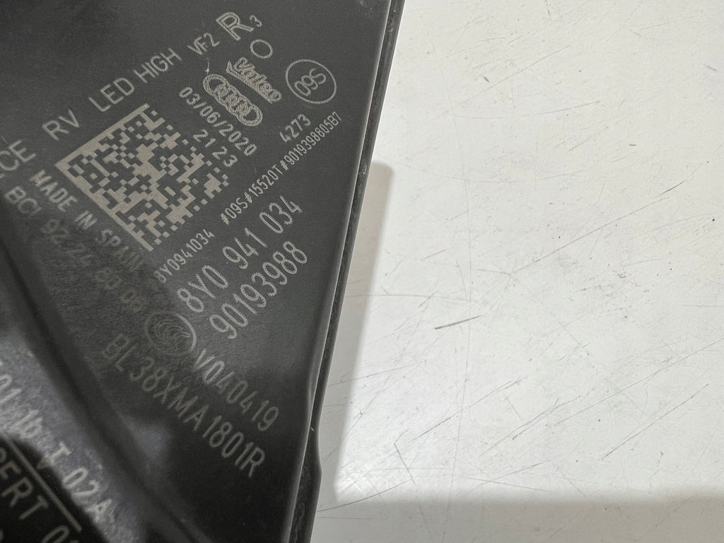 Frontscheinwerfer Audi A3 8Y0941034 Full LED Rechts Scheinwerfer Headlight