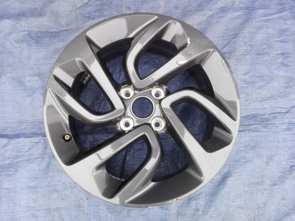 1x Alufelge 16 Zoll 6.5" 4x108 20ET Glanz Silber 39007897 Opel Crossland X FEL1622342017su