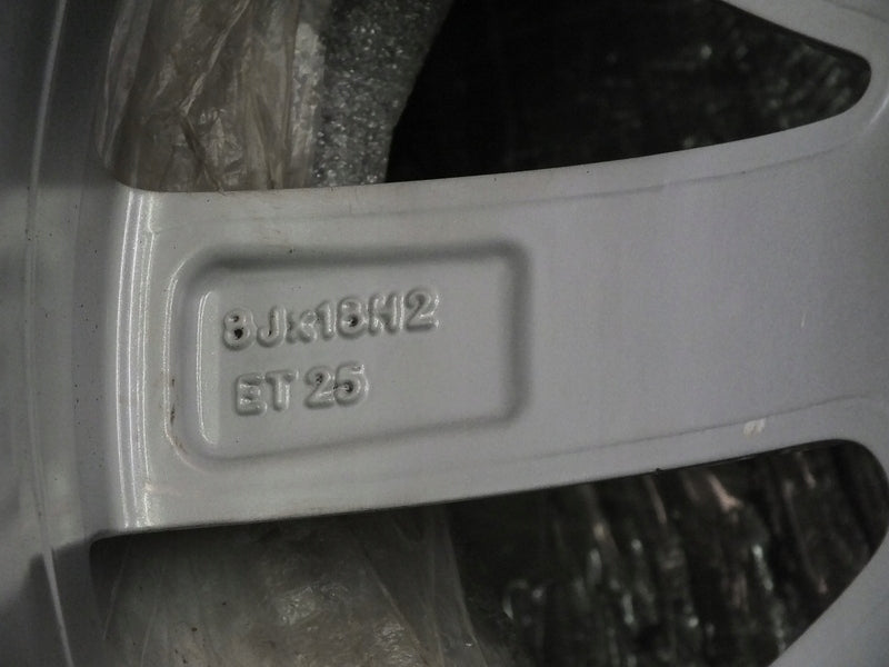 1x Alufelge 18 Zoll 8.0" 5x112 25ET Glanz Silber 760071498 VW Touareg Rim Wheel