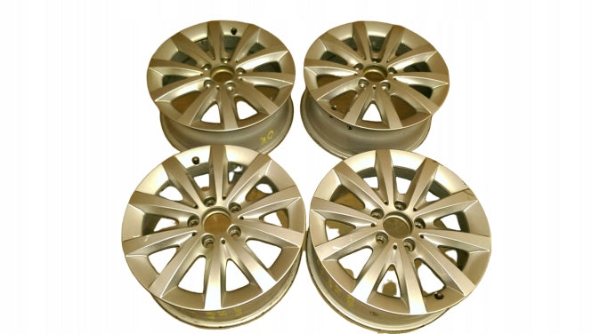 4x Alufelge 16 Zoll 6.5" 5x112 38ET Mercedes-Benz W176 W168 W204 W203 W245 W169 FEL8040241605sd
