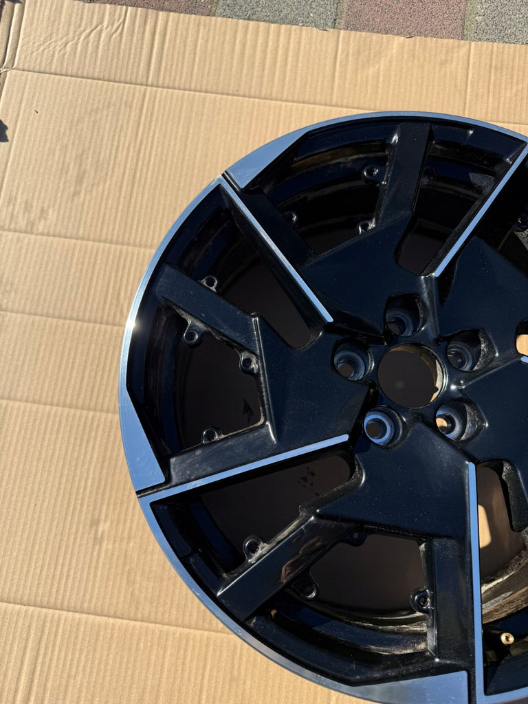 1x Alufelge 19 Zoll 7.0" 5x108 41ET Glanz Schwarz 9839945680 Peugeot Rim Wheel FEL6667307736sp