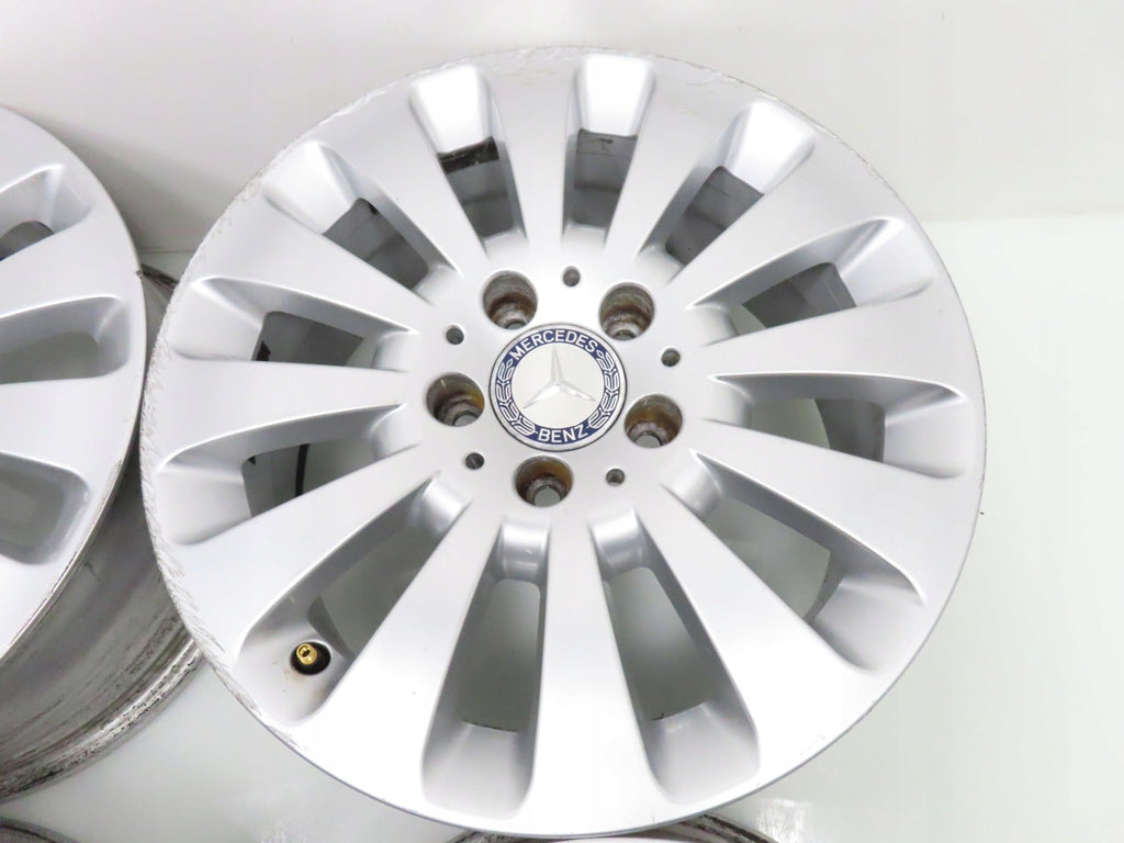 4x Alufelge 16 Zoll 7.0" 5x112 43ET Silber A2044010602 Mercedes-Benz W204 FEL9993213524qb