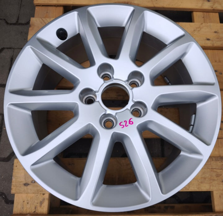 1x Alufelge 16 Zoll 7.0" 5x112 46ET Glanz Silber 8K0601025BD Audi A4 B8 FEL6554515955gm