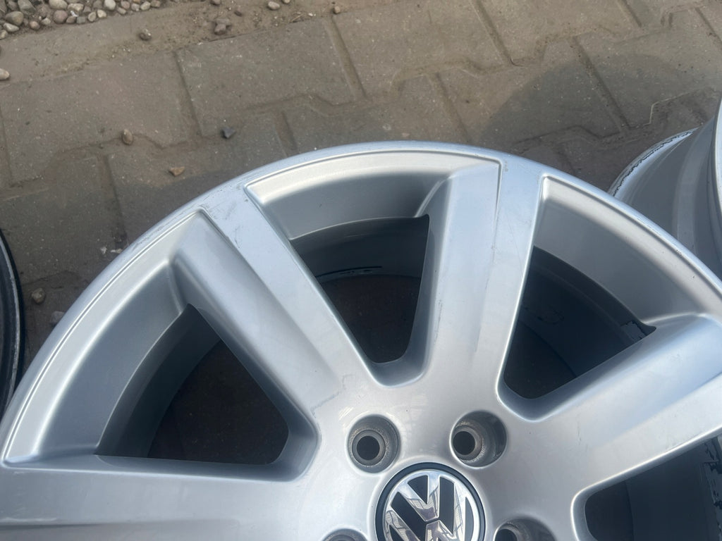 4x Alufelge 18 Zoll 7.5" 5x112 40ET Glanz Silber 601025AM VW Passat Phaeton