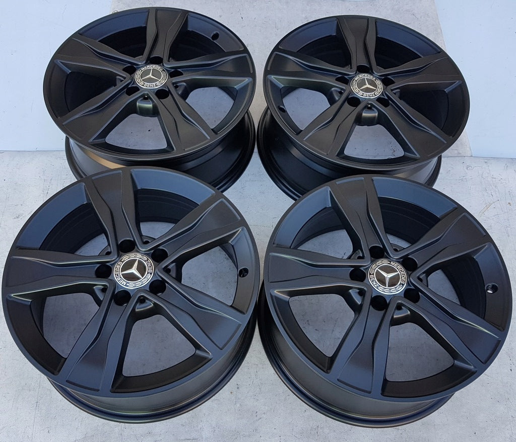 4x Alufelge 17 Zoll 7.0" 5x112 48 5ET A2054010800 Mercedes-Benz W205 Rim Wheel FEL5909445125gg