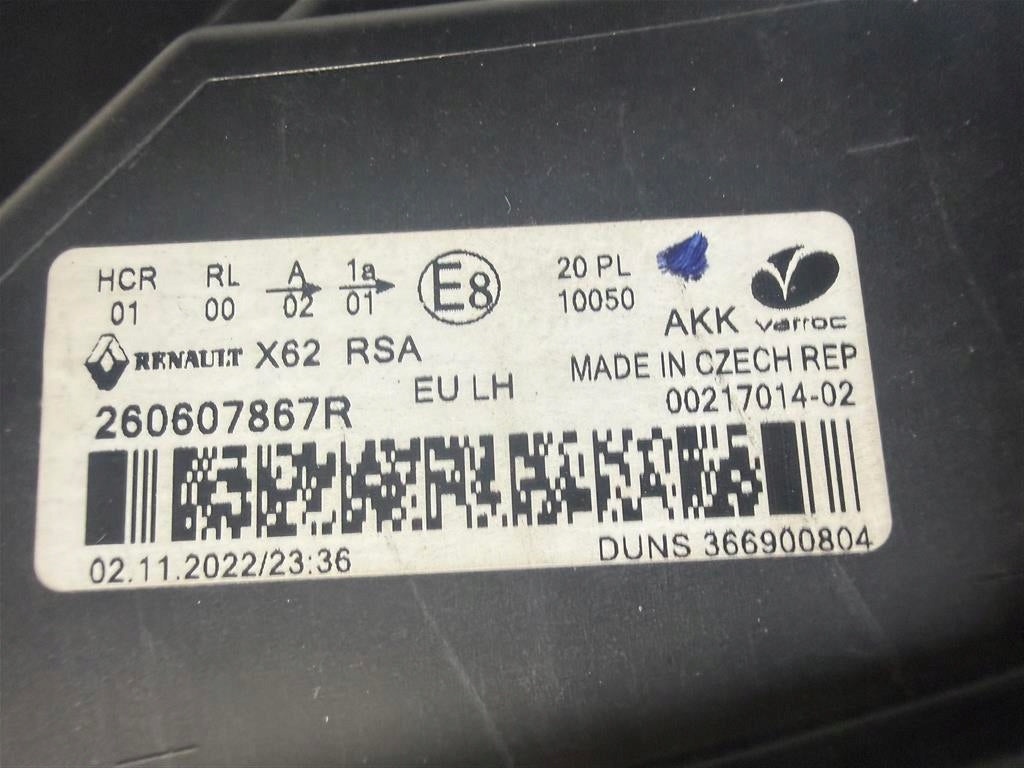 Frontscheinwerfer Renault Master 260607867 LED Links Scheinwerfer Headlight SCH5977220559jo