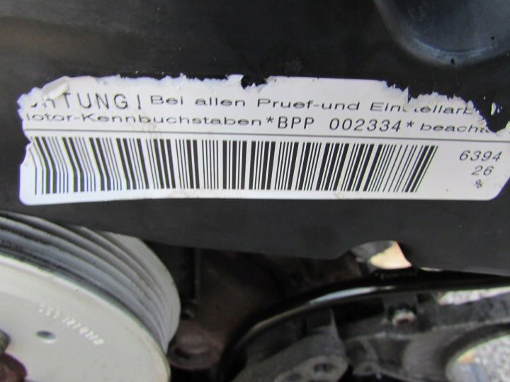 Motor Audi A6 C6 BPP 2.7 TDI 180PS 132kW 180TKm Diesel Engine Komplett MOT9508165556vg