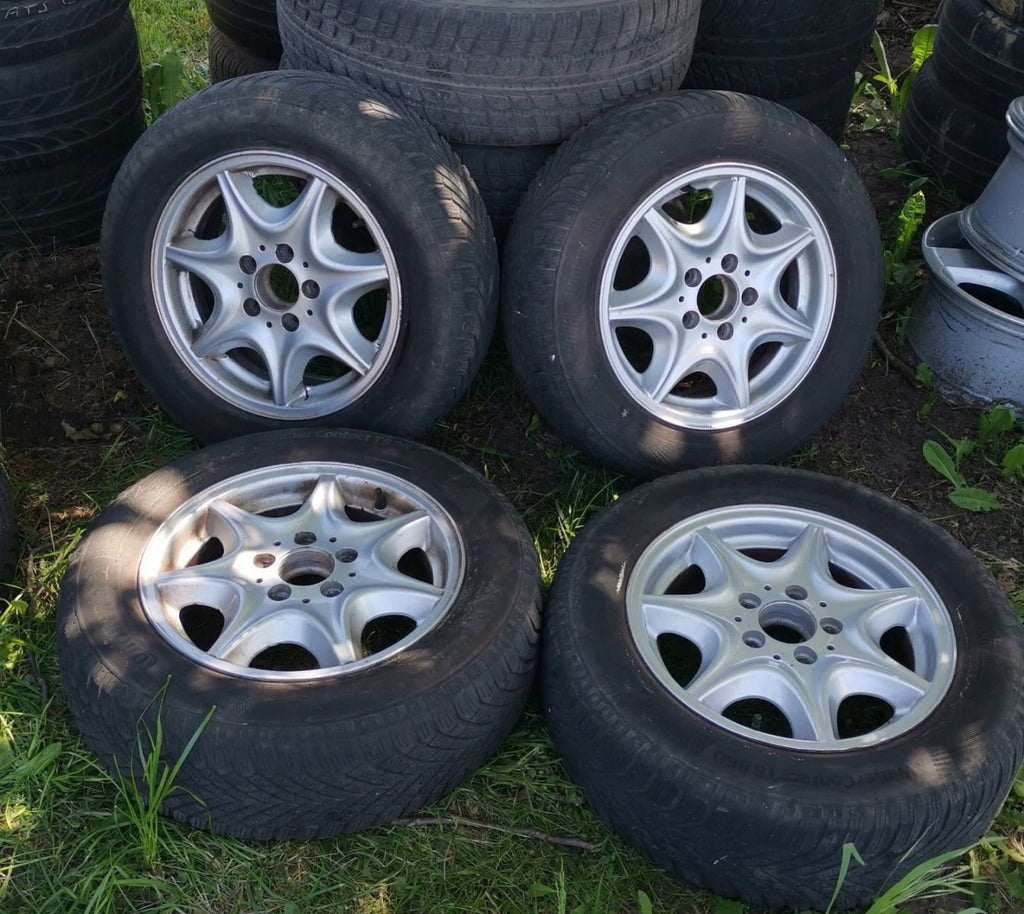 4x Alufelge 15 Zoll 6.0" 5x112 31ET Glanz Silber A2034010102 Mercedes-Benz W203 FEL6308874892gh