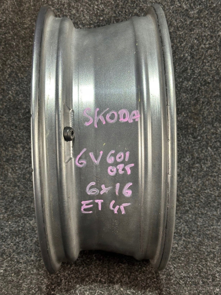 1x Alufelge 16 Zoll 6VA601025 Skoda Fabia Iv Rim Wheel FEL3545936926tv