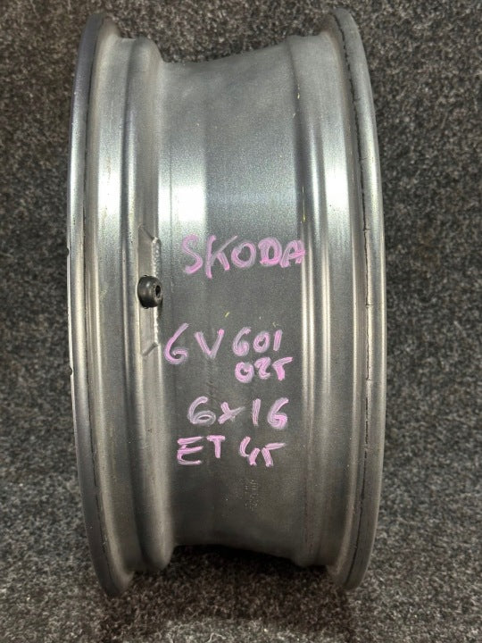 1x Alufelge 16 Zoll 6VA601025 Skoda Fabia Iv Rim Wheel FEL1468119806bz
