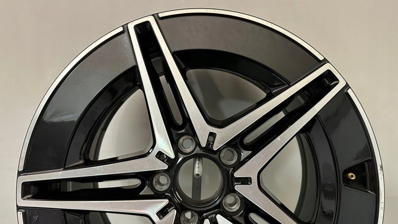1x Alufelge 18 Zoll 9.0" 5x112 58ET Schwarz A2064016600- Mercedes-Benz Rim Wheel