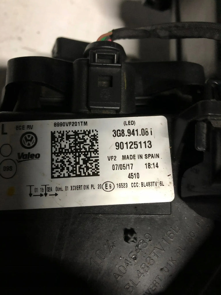 Frontscheinwerfer VW Arteon 3G8941081 LED Links Scheinwerfer Headlight SCH2630851144gc