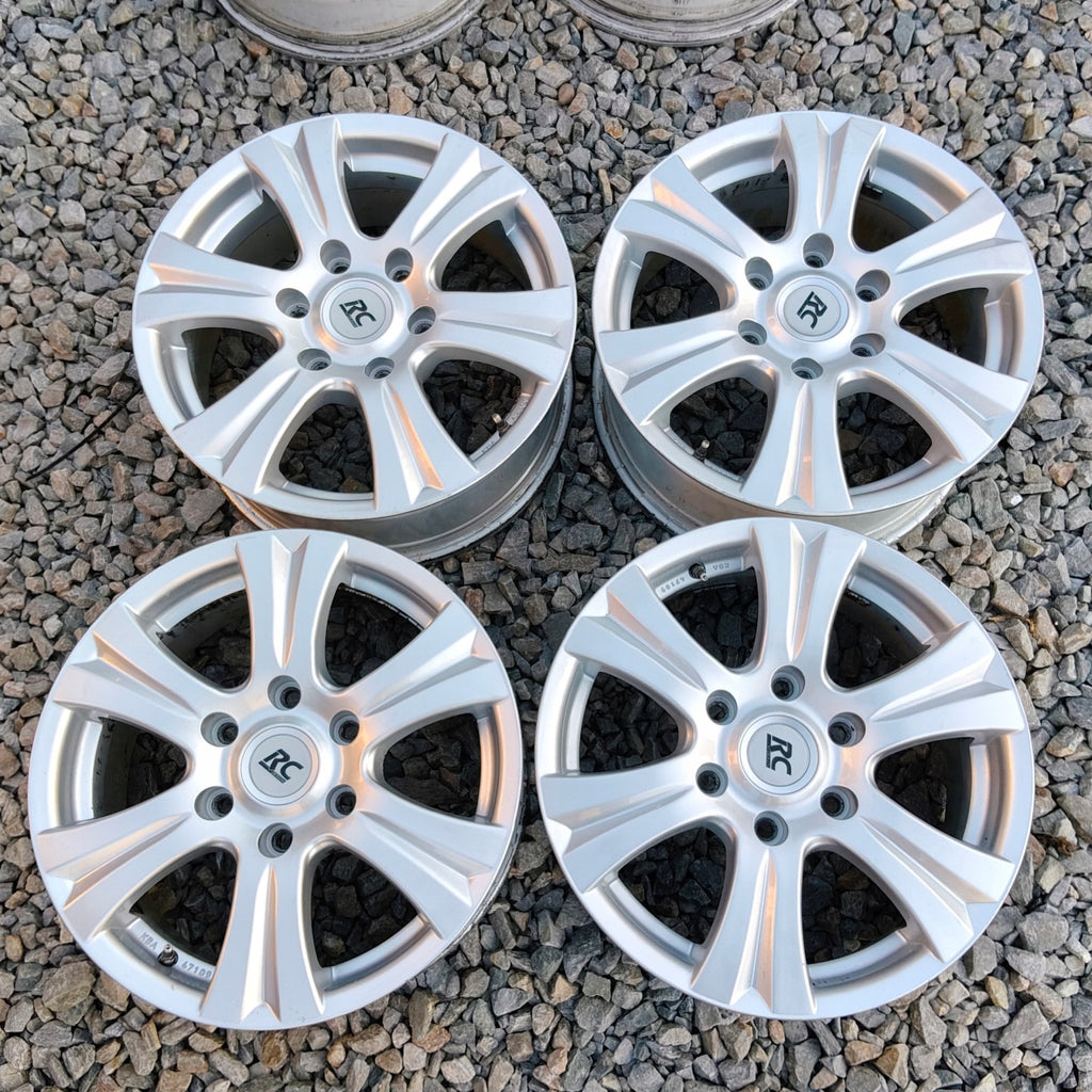 4x Alufelge 17 Zoll 7.0" 6x139.7 50ET Glanz Silber Rim Wheel FEL9581347555jy