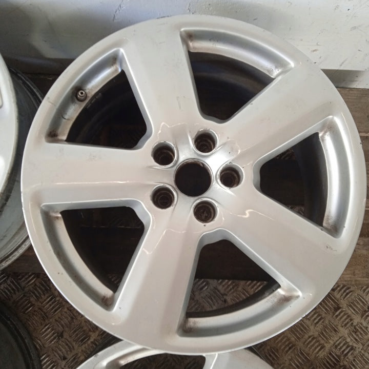 4x Alufelge 18 Zoll 8.0" 5x112 43ET Glanz Silber 8E0601025AD Audi Rim Wheel FEL5920472954ab