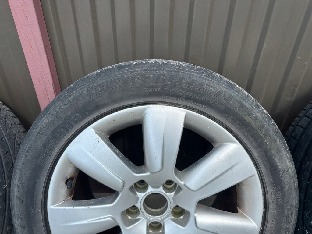 4x Alufelge 17 Zoll 8.0" 5x112 38ET Glanz Silber 4F0601025BM Audi A6 C6 Allroad FEL9811345445cb