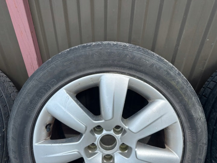 4x Alufelge 17 Zoll 8.0" 5x112 38ET Glanz Silber 4F0601025BM Audi A6 C6 Allroad FEL9811345445cb