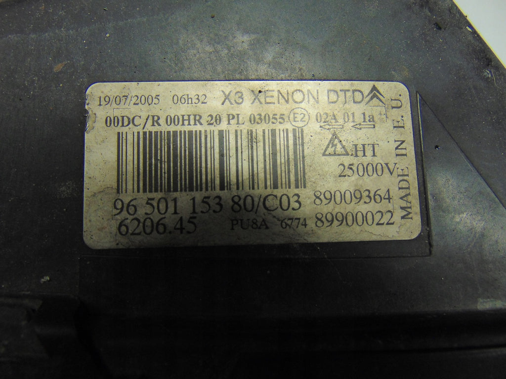 Frontscheinwerfer Citroën C5 I 9650115380 89035114 Xenon Rechts Headlight