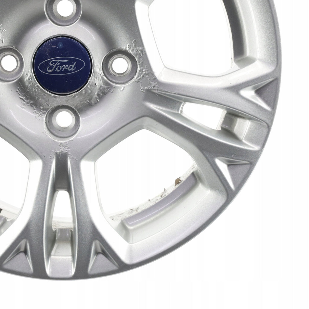 1x Alufelge 15 Zoll 6.0" 4x108 37 5ET Glanz Silber Ford B-Max Rim Wheel FEL6365593881ja