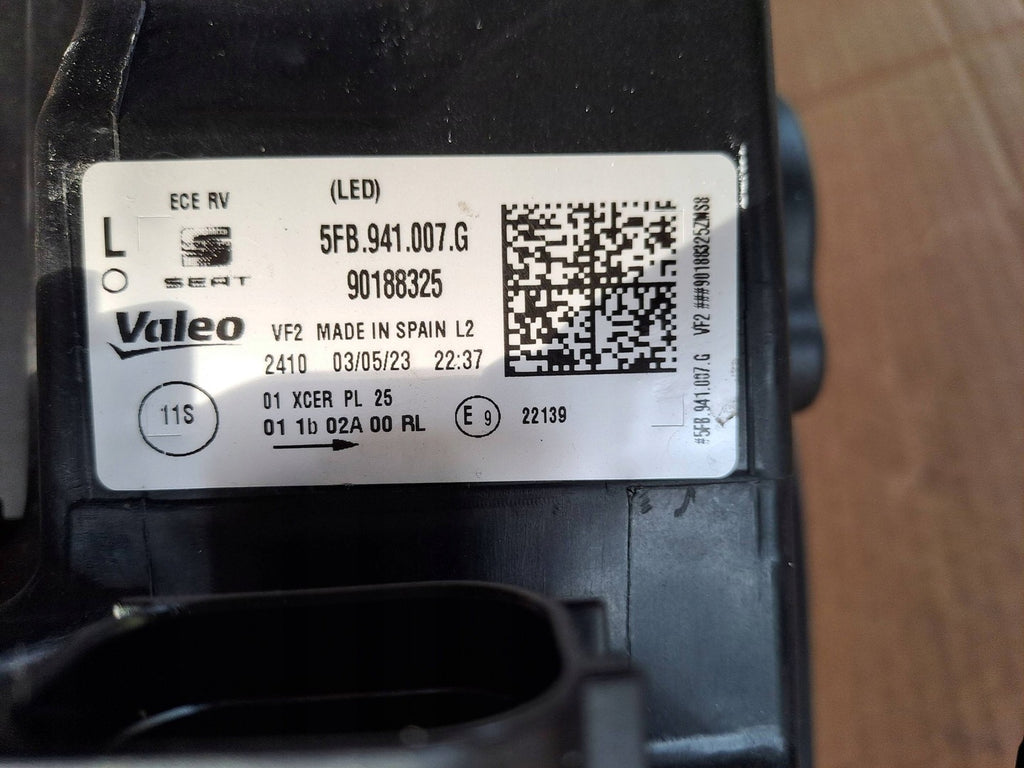 Frontscheinwerfer Seat Tarraco 5FB941007G Full LED Ein Stück (Rechts oder Links)